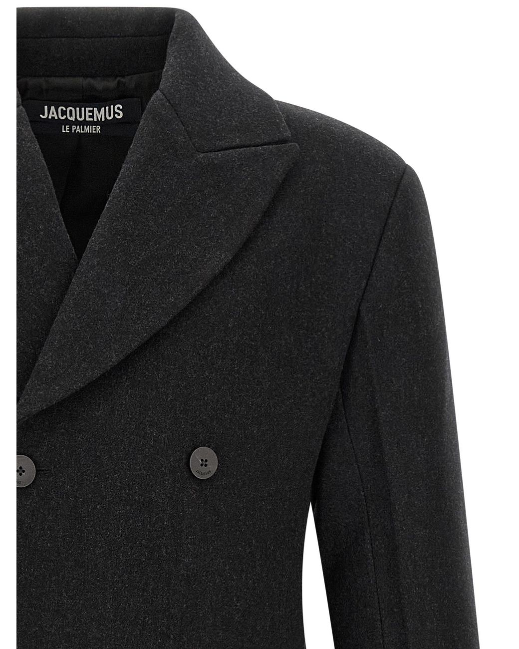 Jacquemus Black 'Le Manteau Tailleur' Coat for men