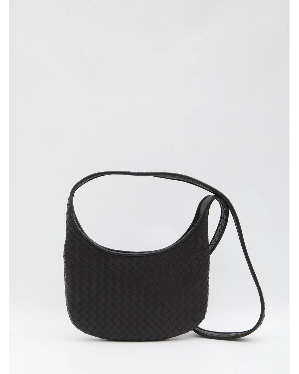 Bottega Veneta Black Intrecciato Crossbody Small for men