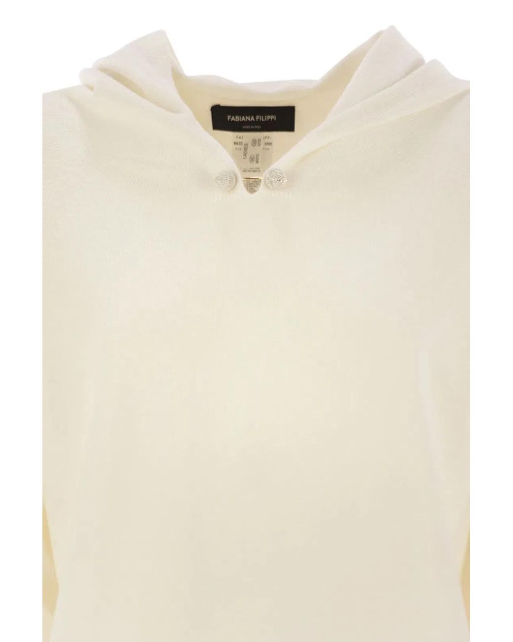 Fabiana Filippi Natural Platinum Hoodie