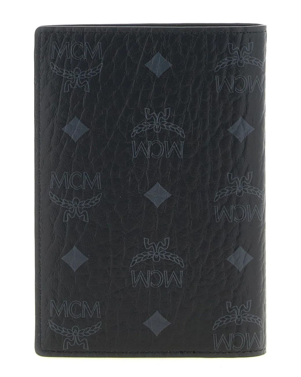 MCM Black 'Ottomar' Passport Holder for men