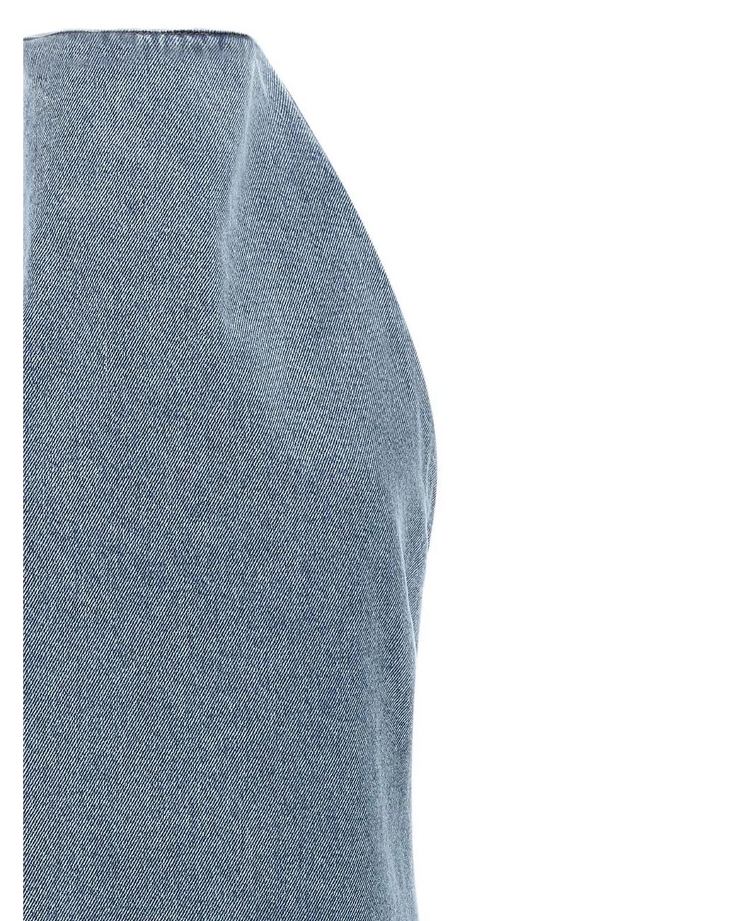 Magda Butrym Blue 'Denim 10 Dress' Dress