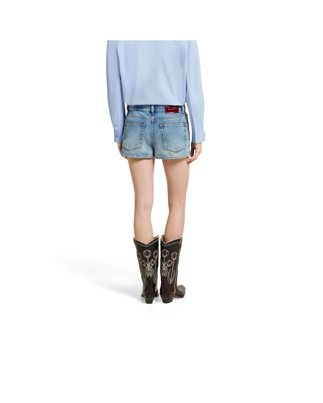 Gucci Blue Pf12 Stone Washed Denim