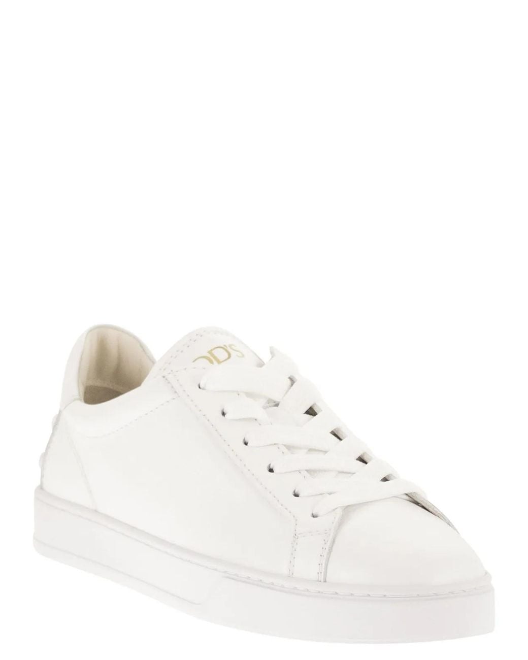 Tod's White Leather Trainers
