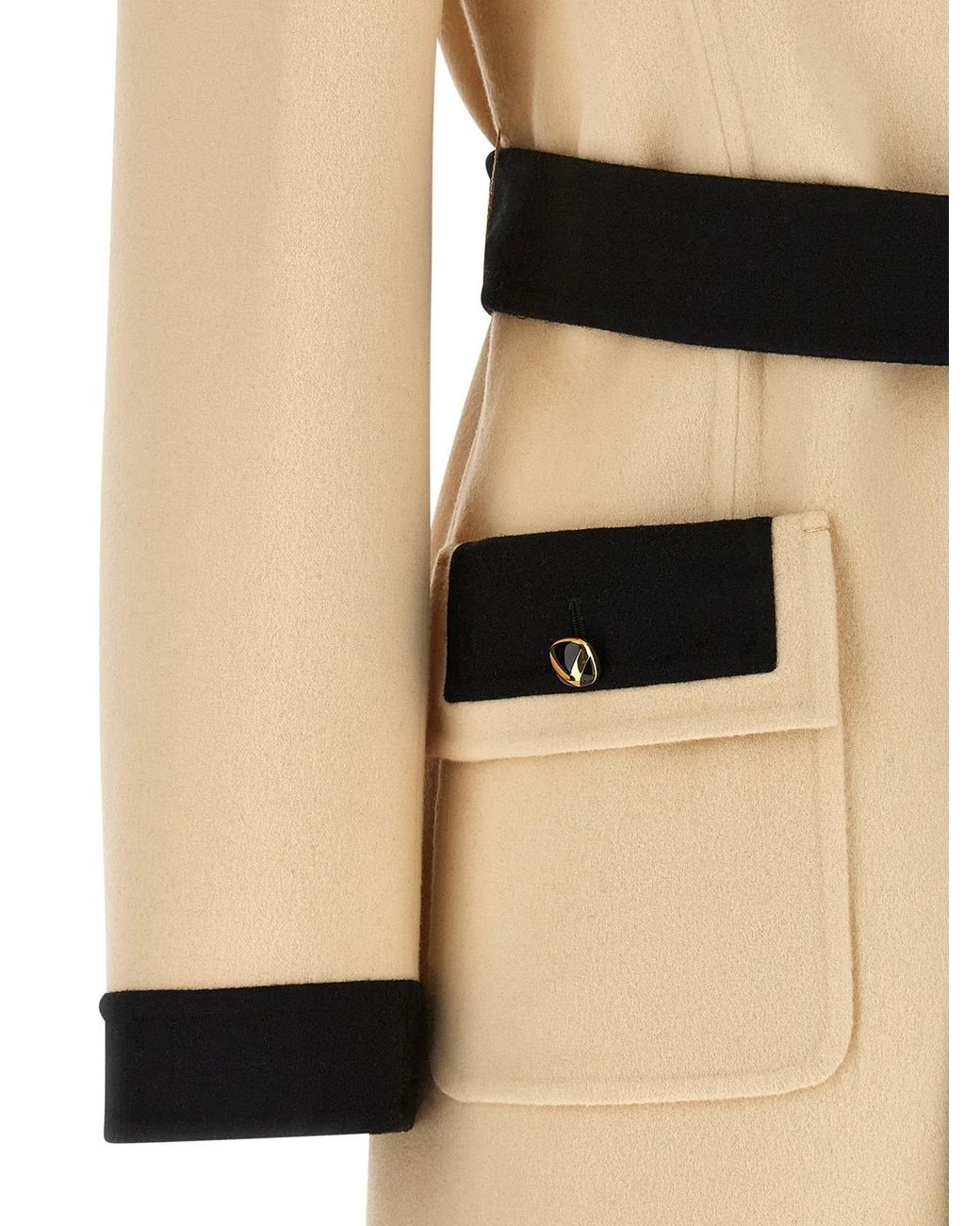 Valentino Garavani Natural Wool Coat