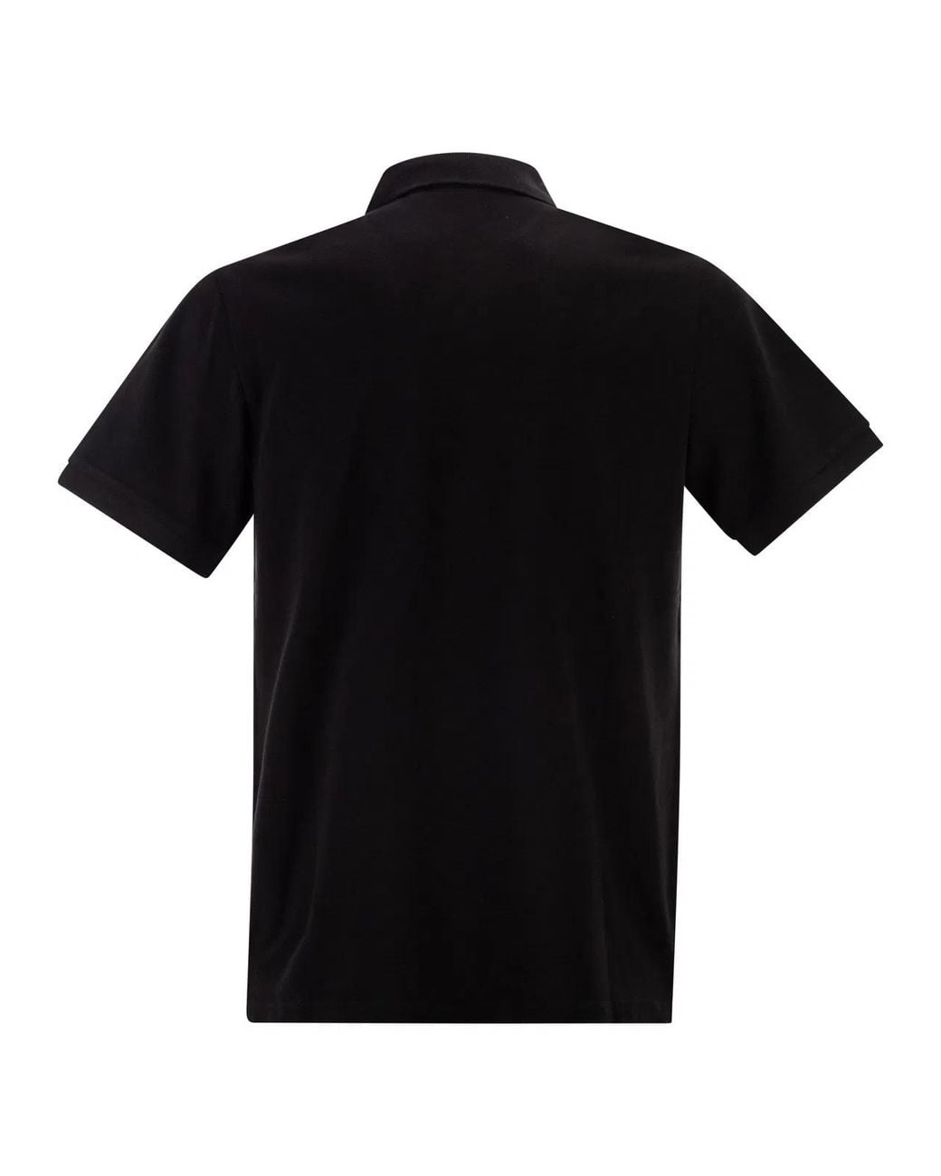 Carhartt Black Short-Sleeved Piqué Polo Shirt