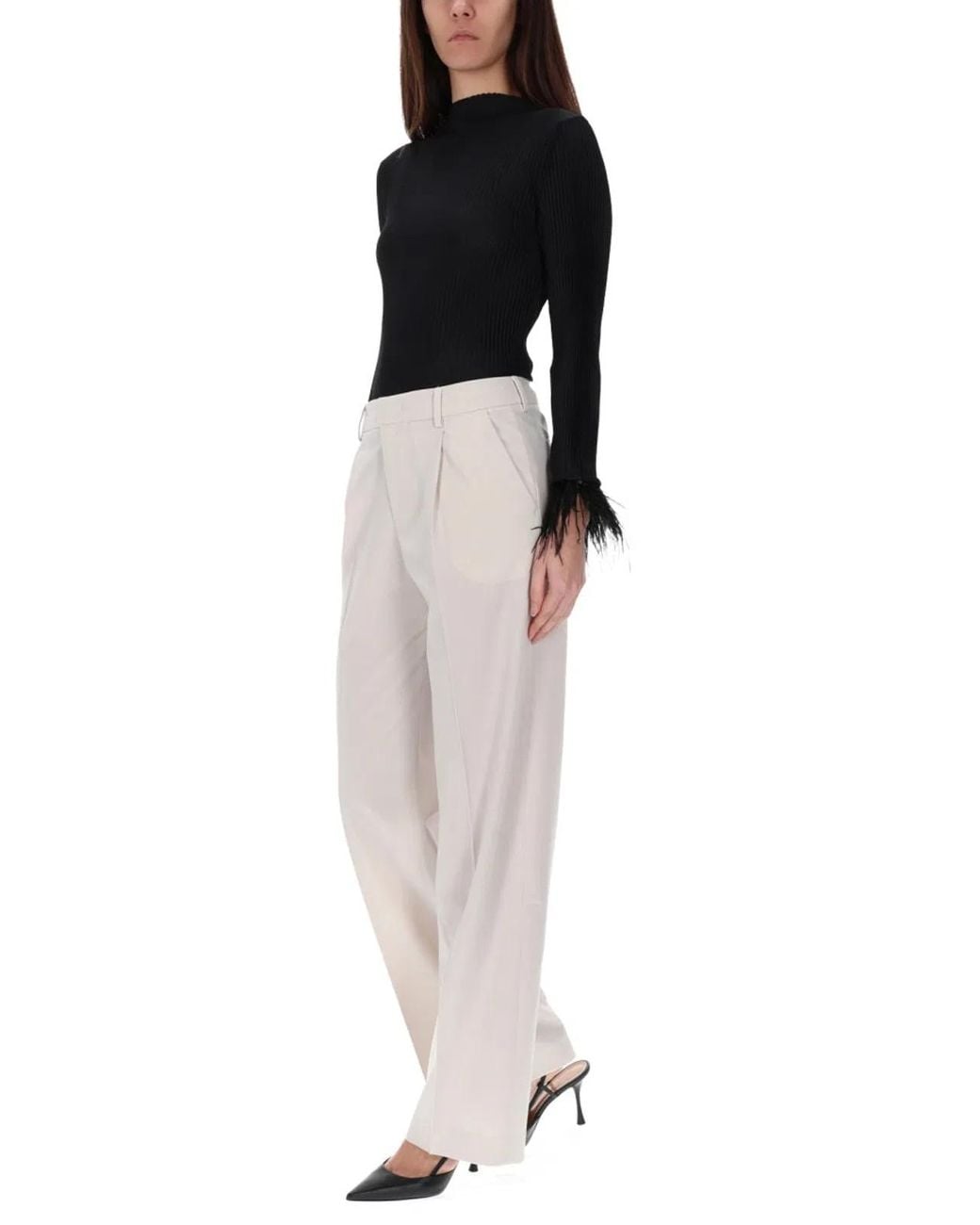 PT Torino Multicolor Virgin Wool Trousers
