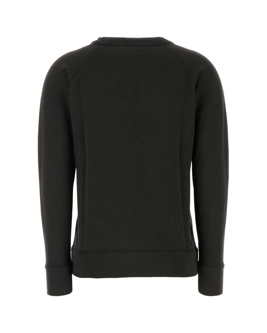 Isabel Marant Black Graphic Logo Long-Sleeve Sweatshirt With Relaxed Fit