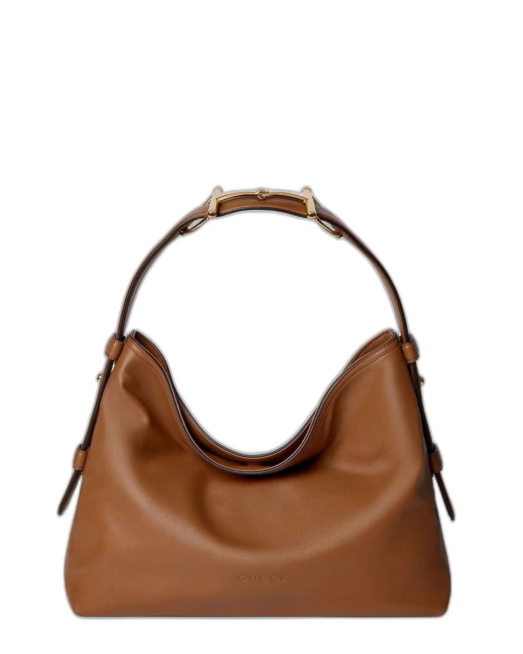 Gucci Brown Caramel Leather Medium Beatrix Shopping Bag