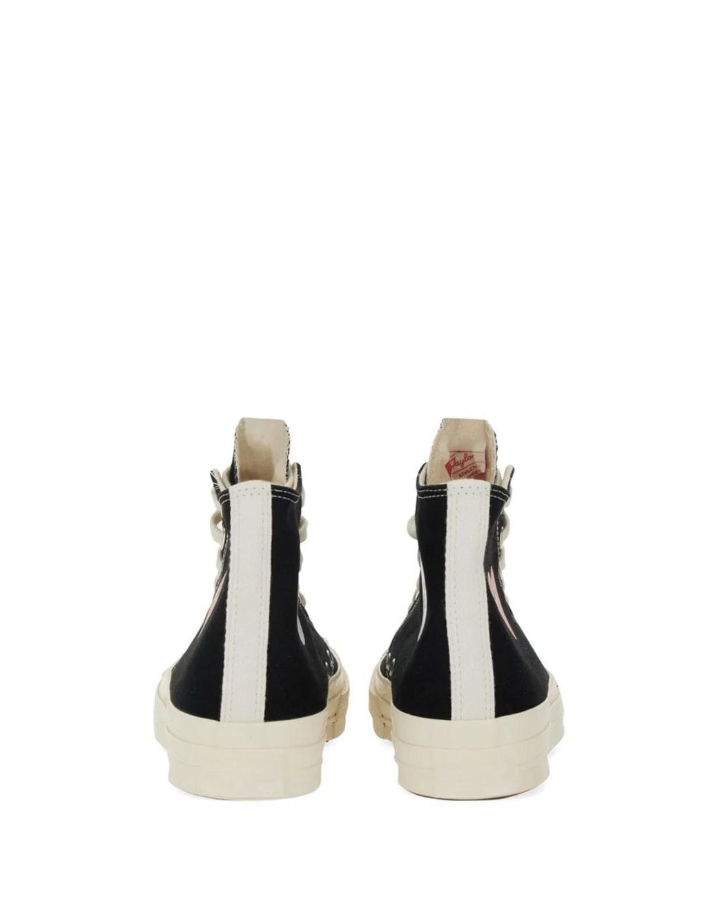 Comme des Garçons White Comme Des Garçons Play X Converse High-Top Sneakers With Heart