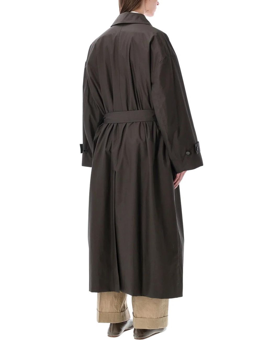 Soeur Black Helio Cotton Poplin Trench