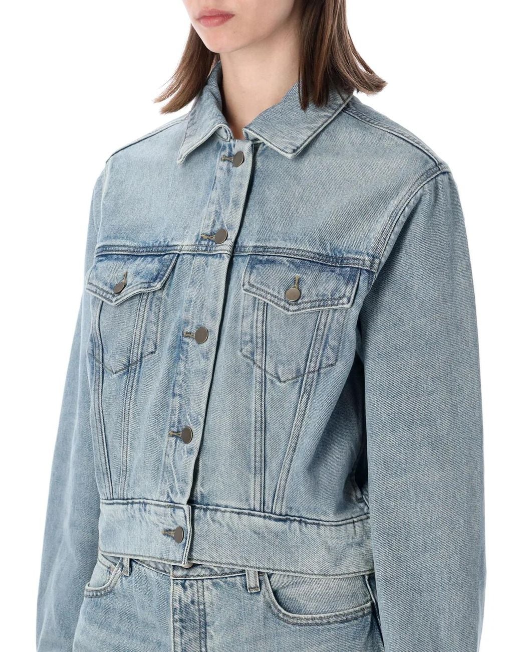 Fear Of God Blue Essentials Fear Of God Denim Trucker Jacket