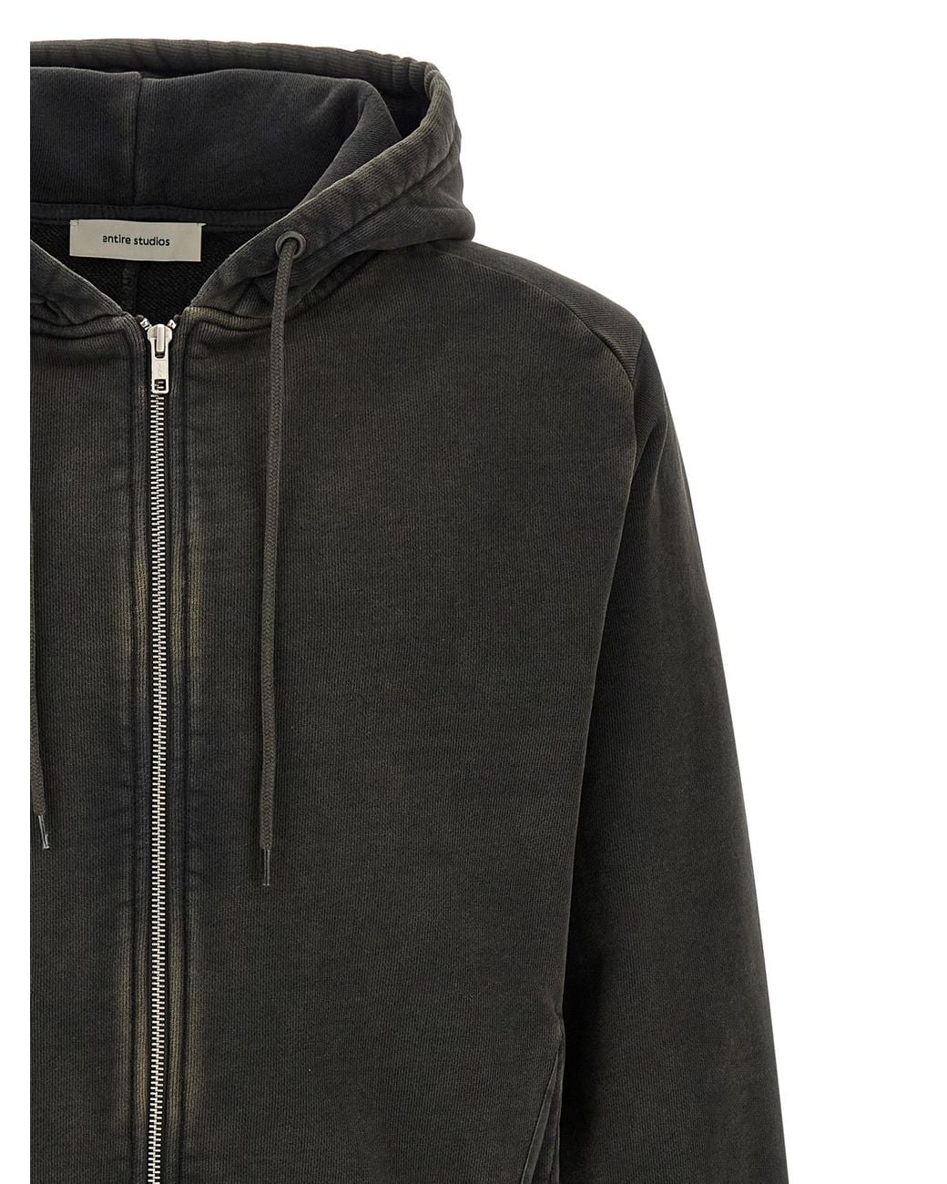 Entire studios Black Zip And Hoodie for men