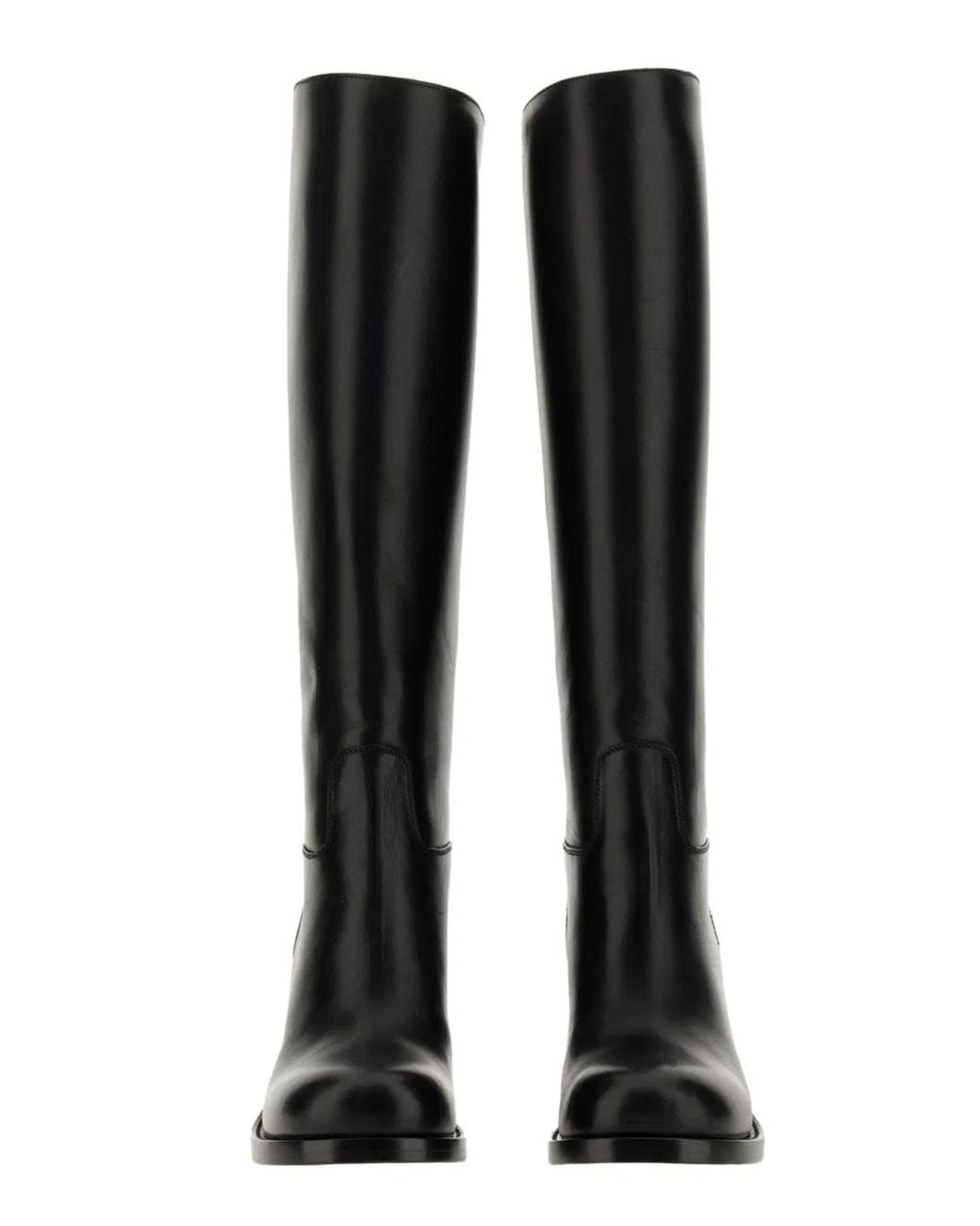 Bottega Veneta Black Boot Horse