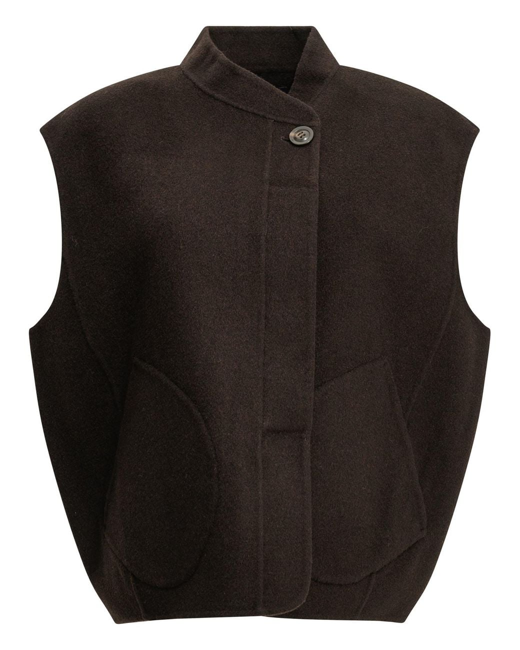 Soeur Black "Adeline" Sleeveless Jacket
