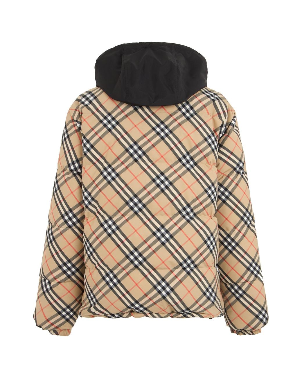 Burberry Brown Jacket With High Collar And Hood for men