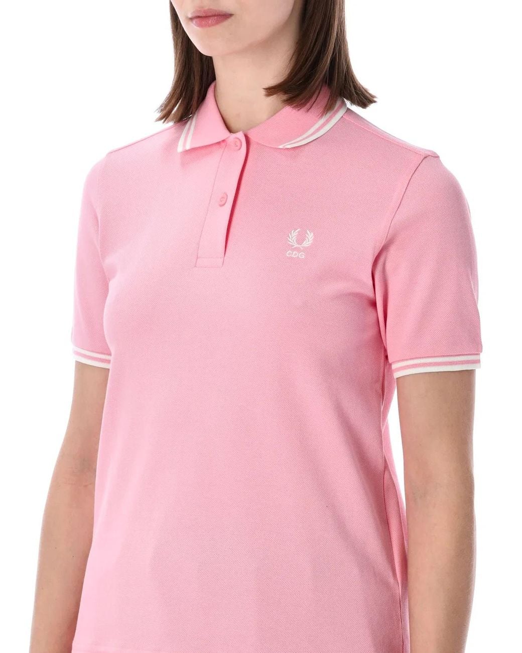 Comme des Garçons Pink Girl Fred Perry Polo