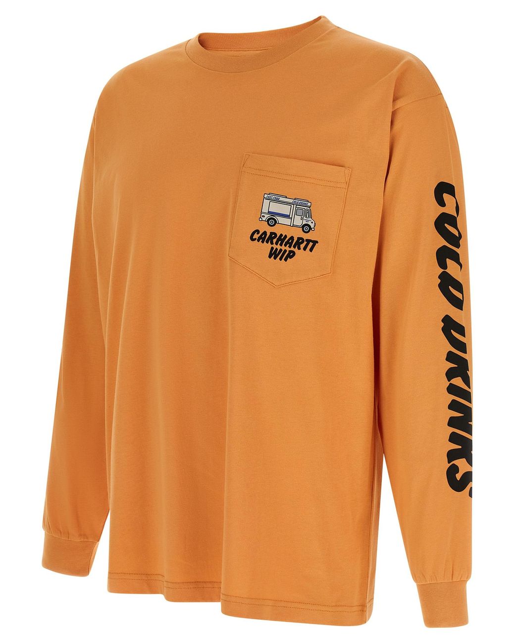 Carhartt Orange 'Cold Drinks' T-Shirt for men
