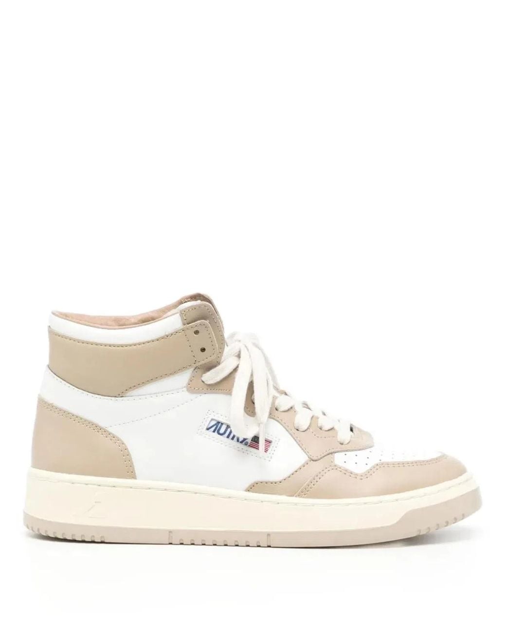 Autry White Sneaker Medalist Mid Be