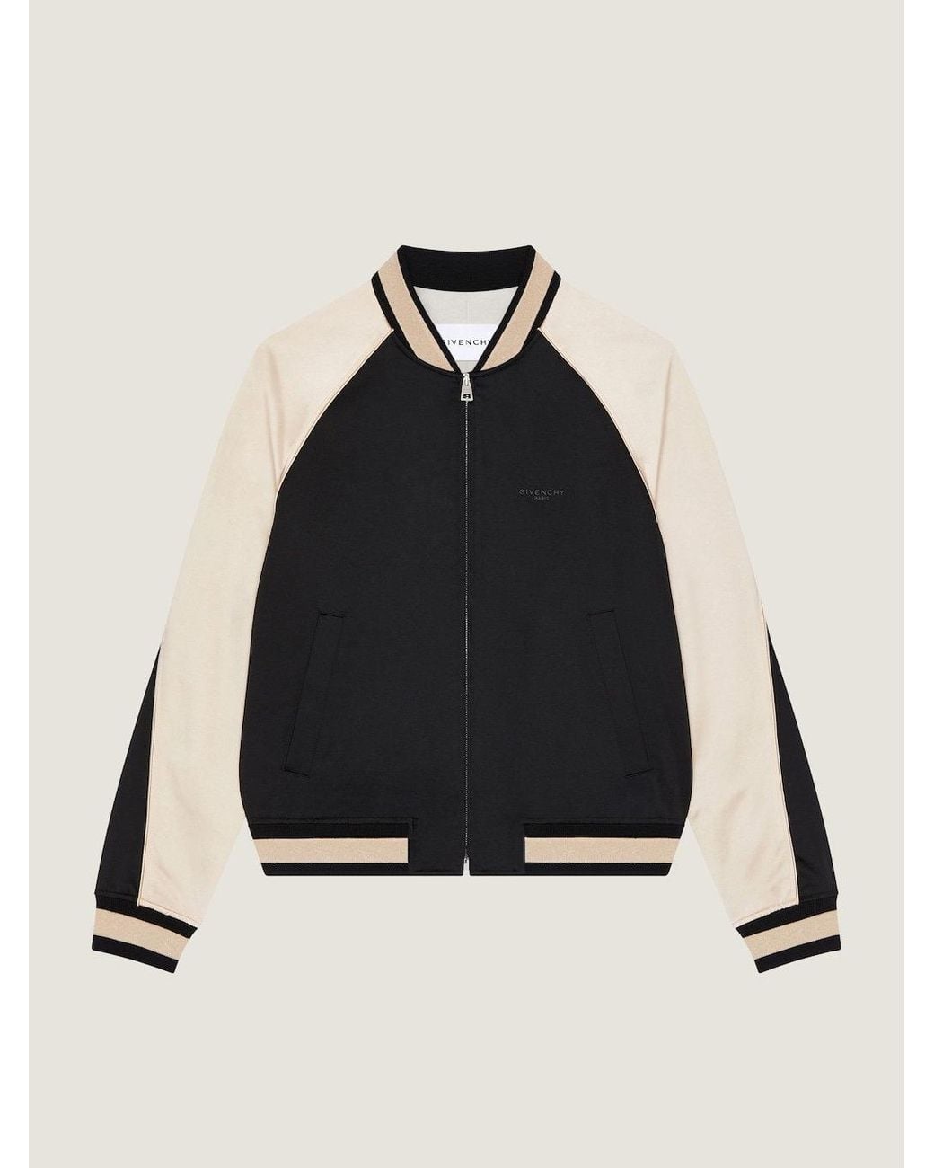 Givenchy Black Couture Seam Souvenir Jacket With Paris Pearls for men