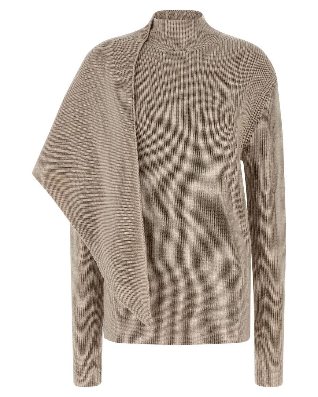 Entire studios Brown 'Wrap' Sweater