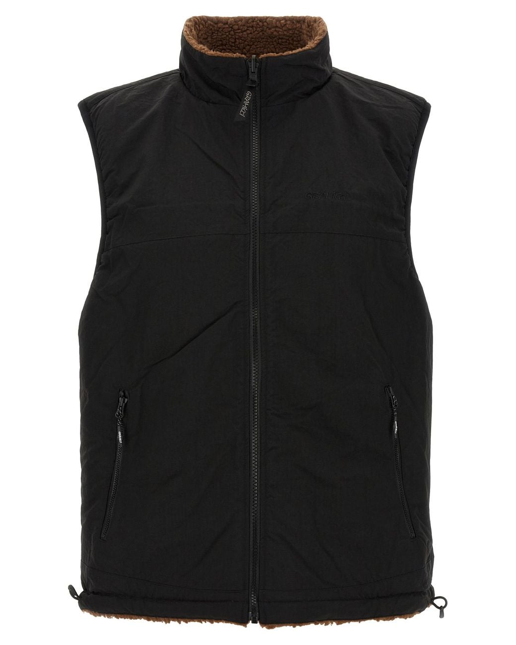 Gramicci Brown 'Sherpa' Reversible Vest for men