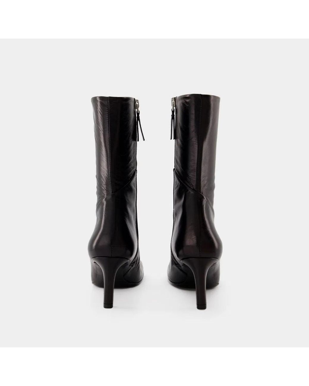 Jil Sander Black Ankle Boots
