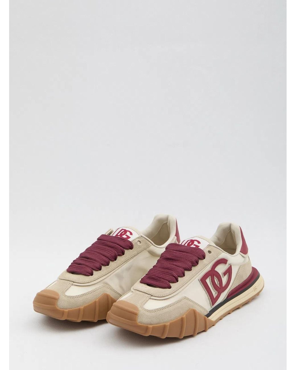 Dolce & Gabbana Pink Dolce & Gabbana Sneakers Dg Cushion for men