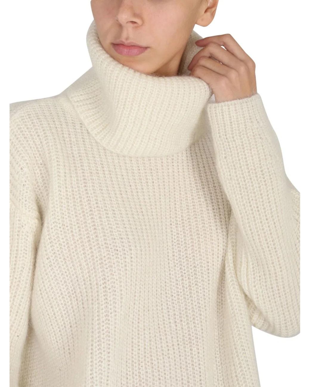 Boss White Turtleneck Shirt