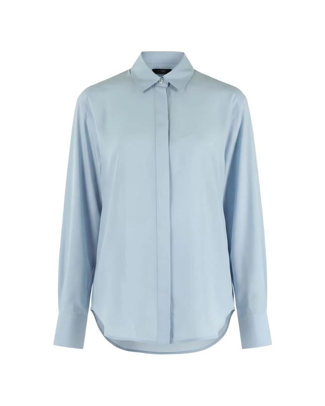 Pinko Blue Gathered Shirt