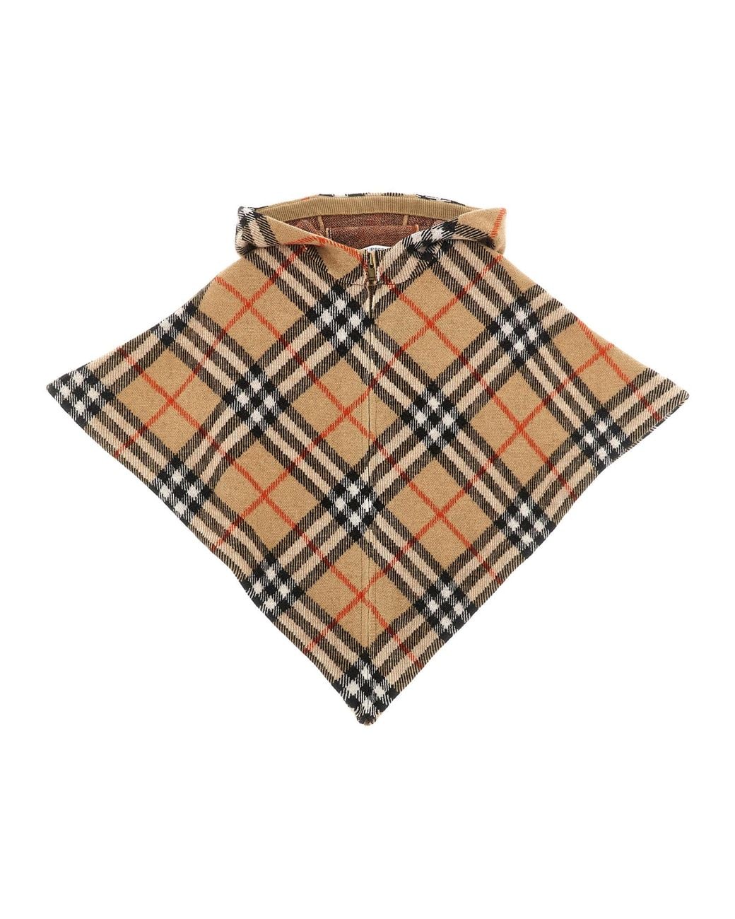 Burberry White 'Lette' Cape