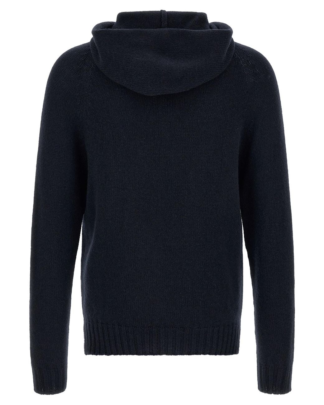 Ma'ry'ya Blue Hooded Sweater for men