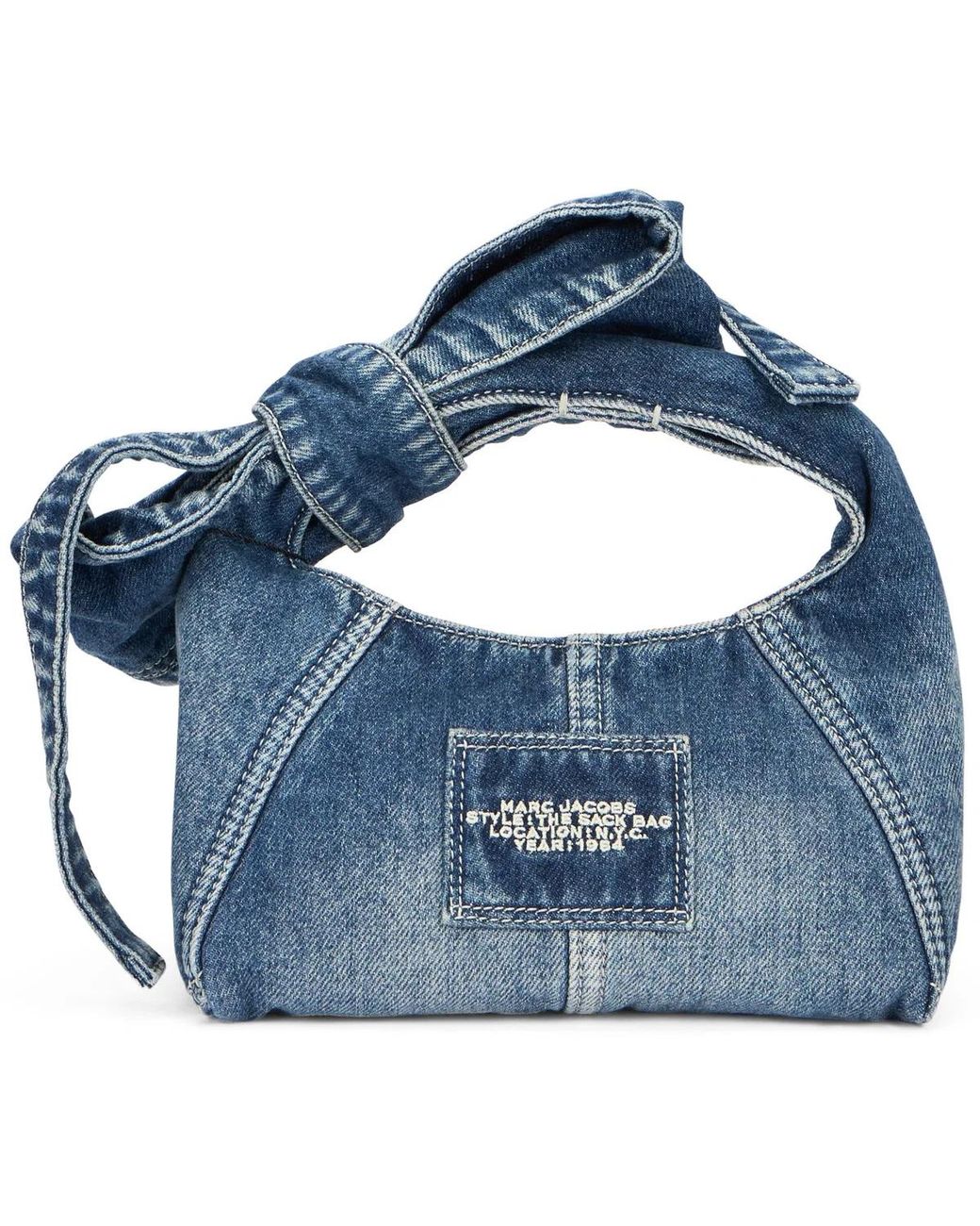 Marc Jacobs Blue Medium Wash The Mini Sack Bag