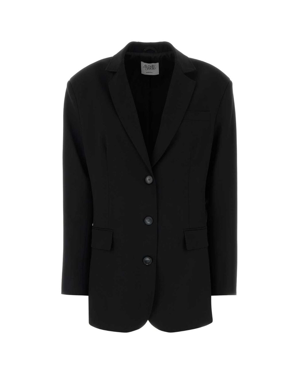 LE SULLY STUDIO Black Blazer Over Monopetto