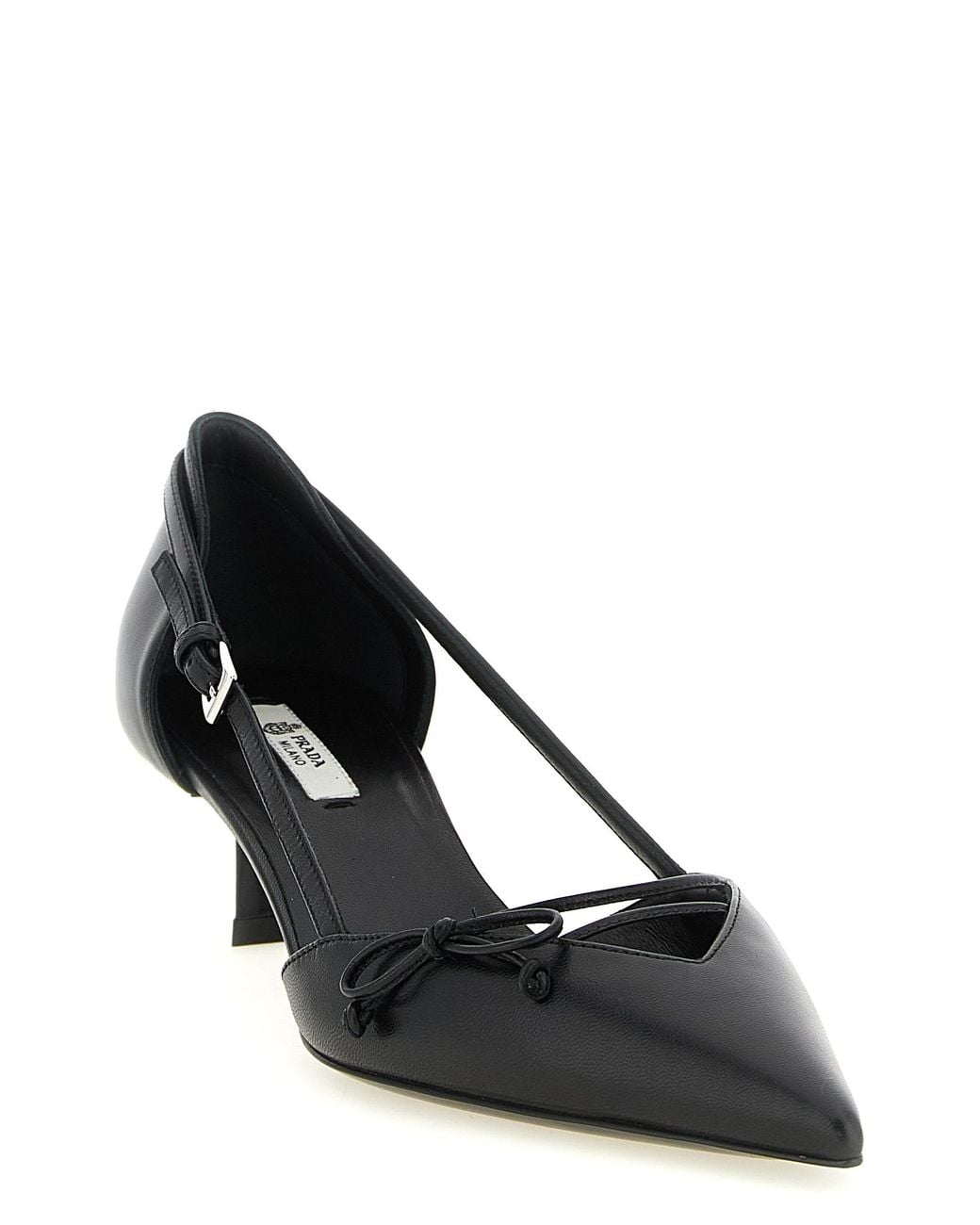 Prada Black Open Pumps