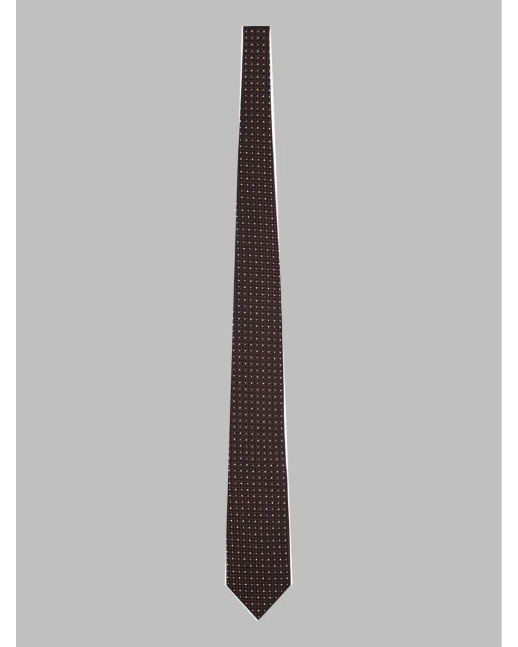Tom Ford Brown Tom Ford Silk Jacquard Tie for men