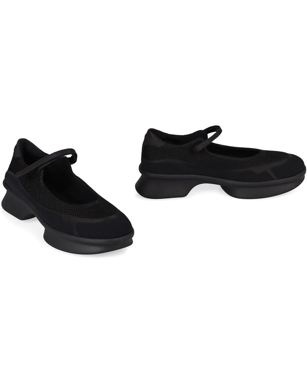 Prada Black Mesh Sneakers Technical Fabric Trainers