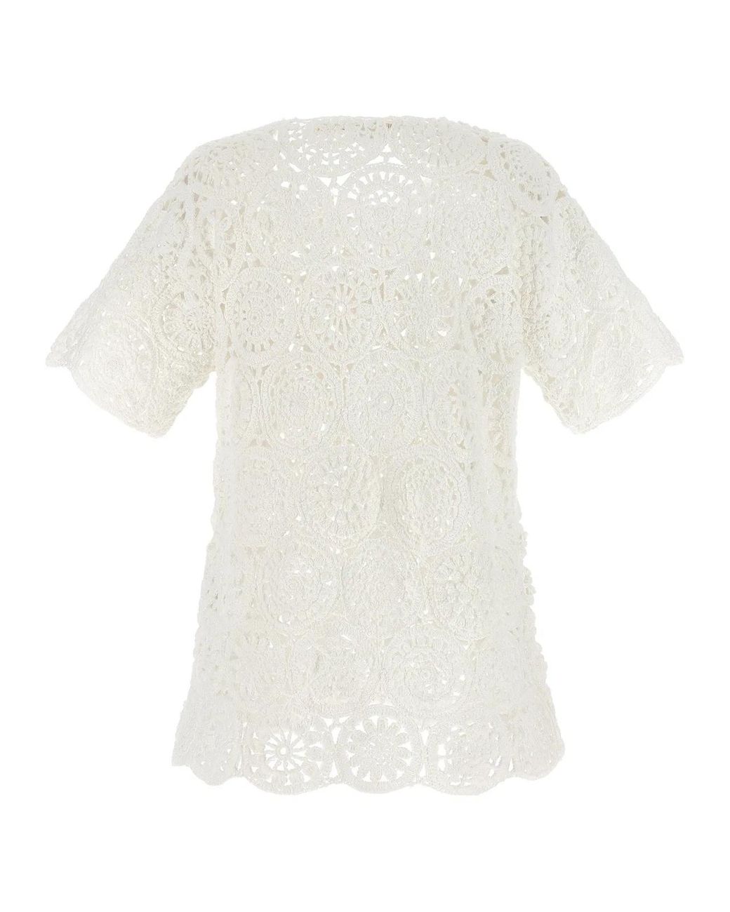 Comme des Garçons White Cotton T-Shirt