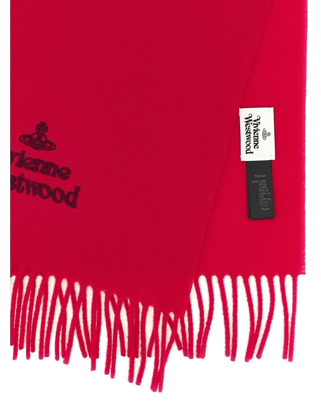Vivienne Westwood Scarf With Embroidered Logo