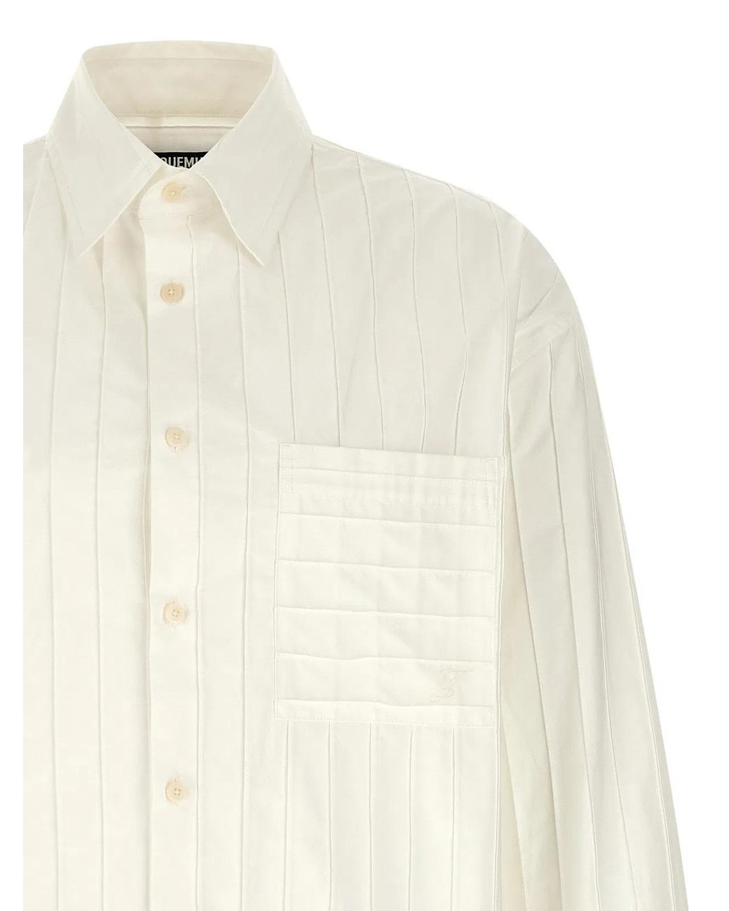 Jacquemus White 'La Chemise Camargue' Shirt for men