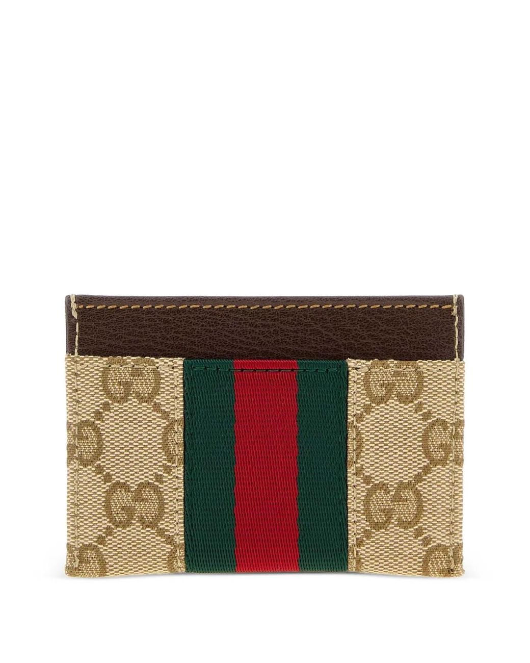 Gucci Multicolor Gg Fabric Card Holder