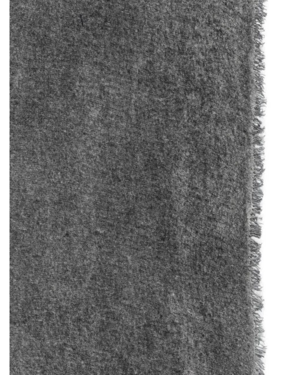 Avant Toi Gray Hand Painted Cashmere Scarf 185X90 for men