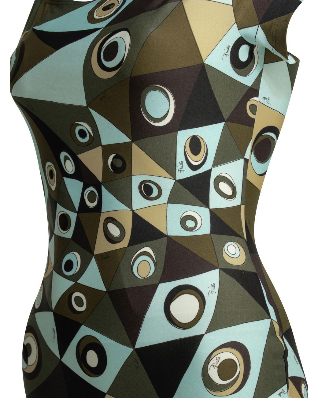 Emilio Pucci Green "Occhi" Overalls
