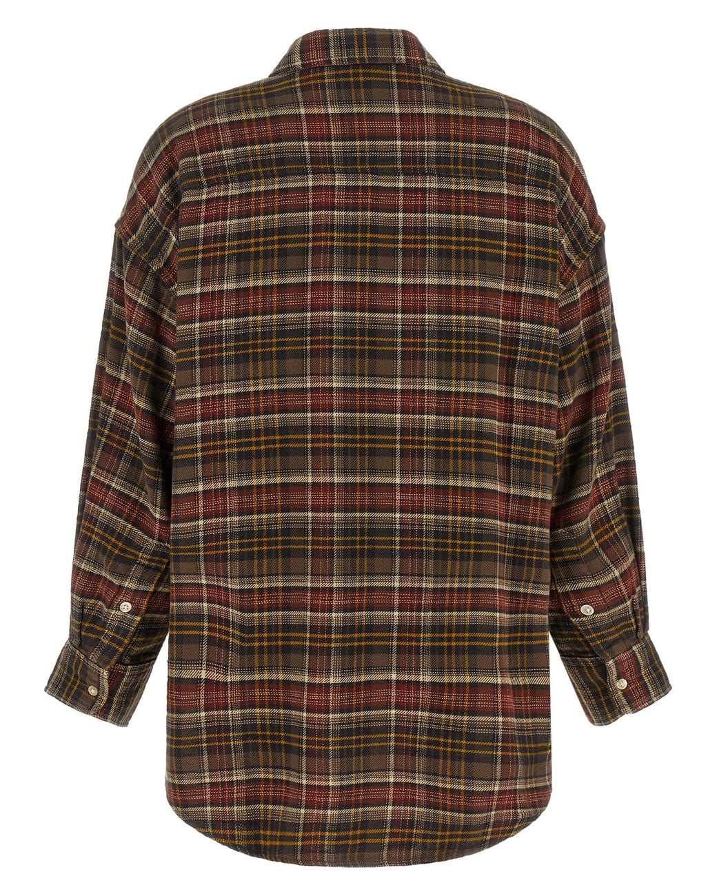 R13 Brown Checked Shirt