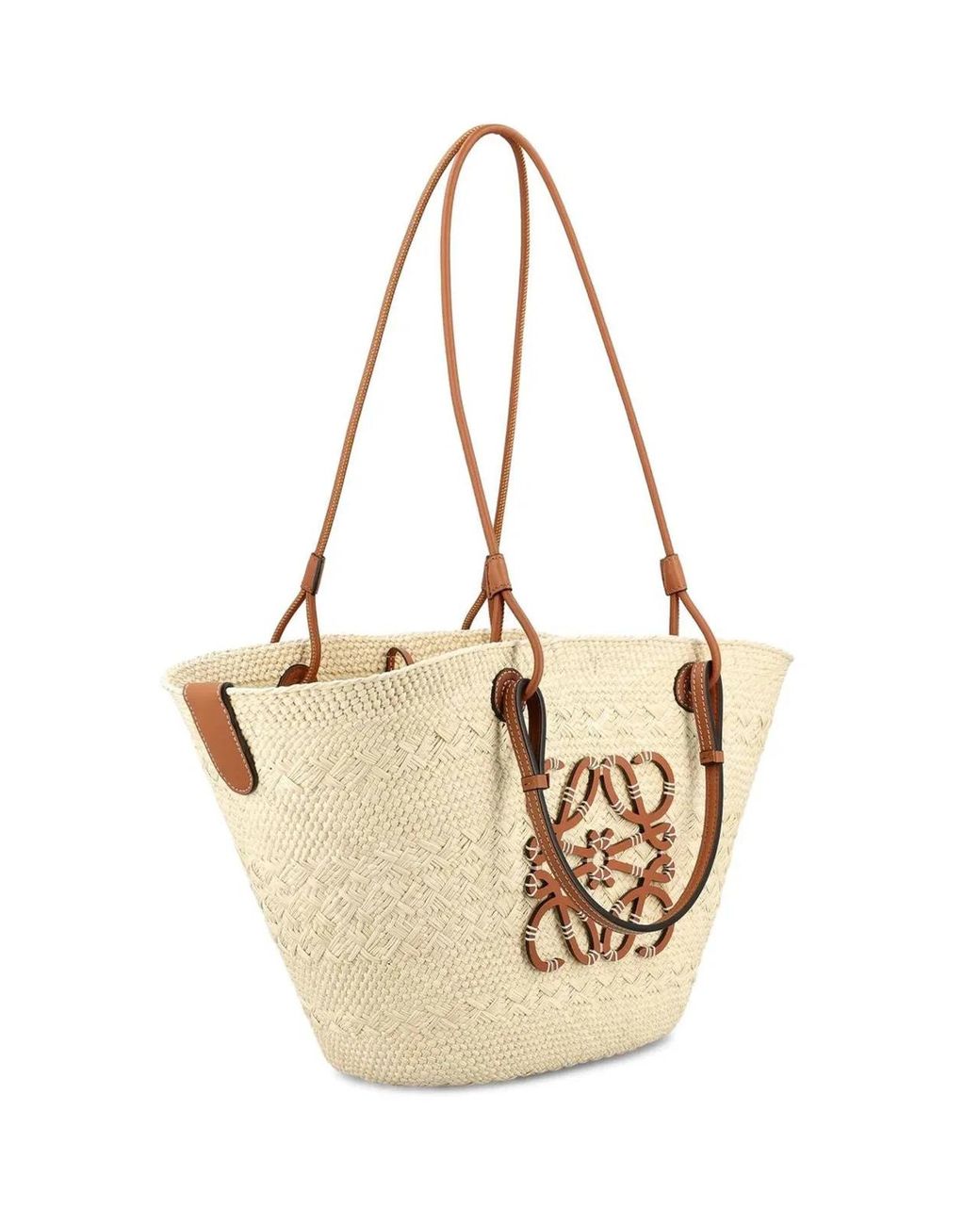 Loewe Natural Medium Anagram Basket Tote Bag