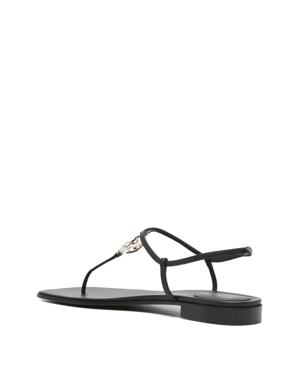 Gucci White Gg Marmont Leather Sandals
