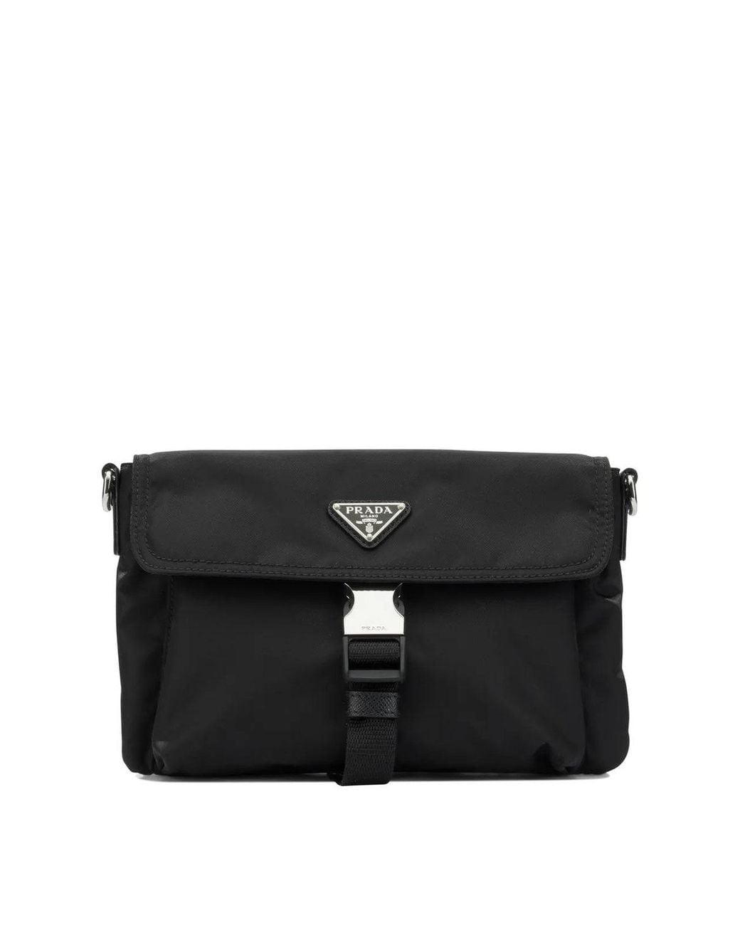 Prada Black Re-Nylon Smartphone Case for men