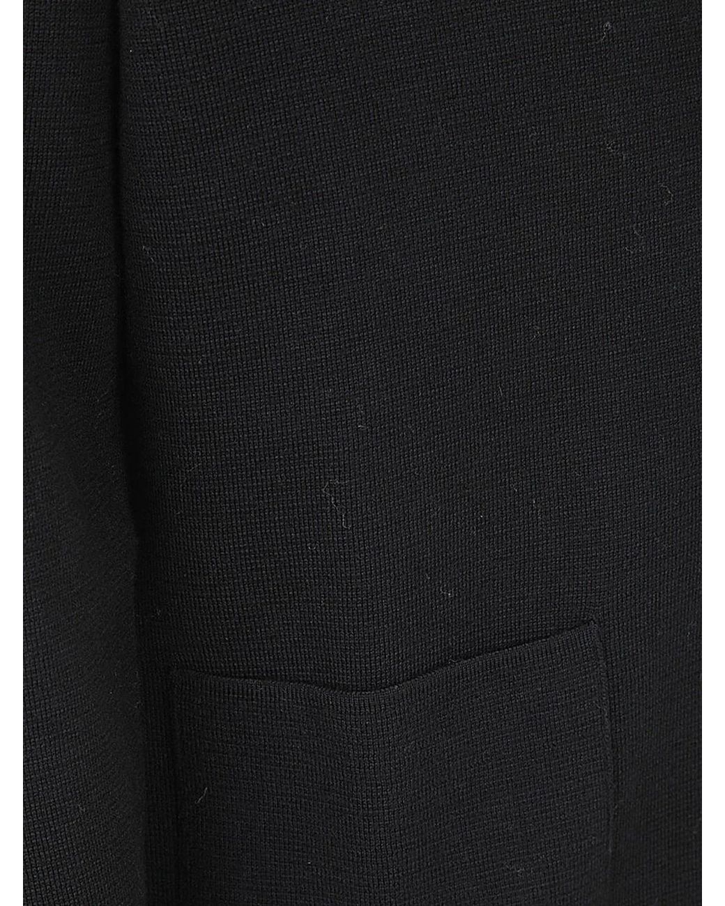 FILIPPO DE LAURENTIIS Black Single Breasted Revers Jacket for men