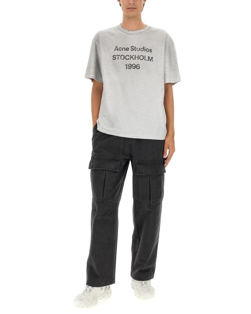 Acne Black Casual Pants For for men
