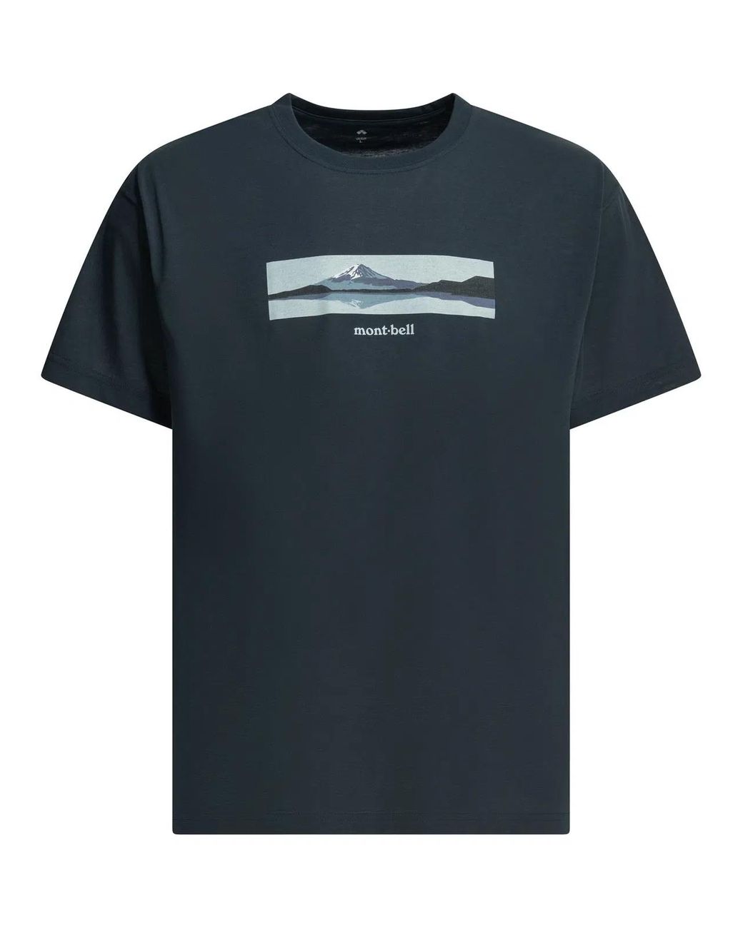 Montbell Black Polyester T-Shirt for men