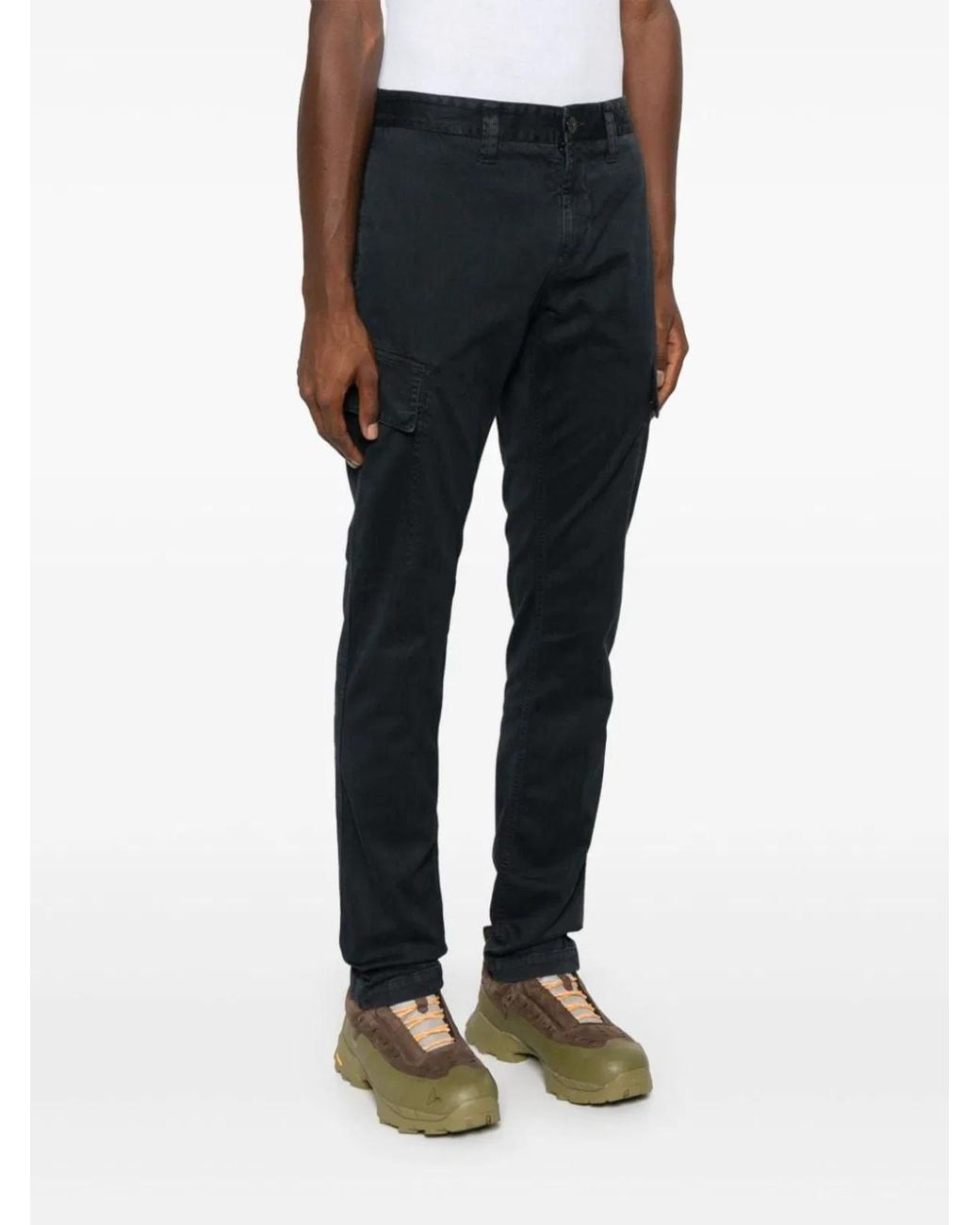 Stone Island Blue Tesp:97Co 3Ea Pants for men